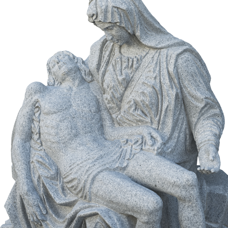 Pieta z granitu 2